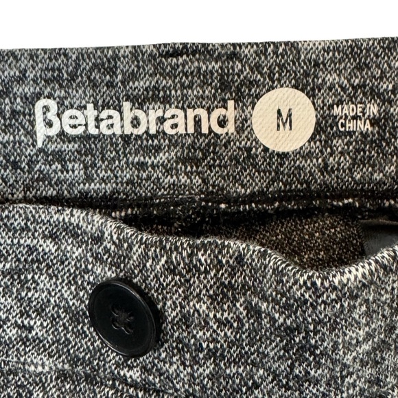 Betabrand Heather gray yoga stretch flare work pants size M - Picture 4 of 5